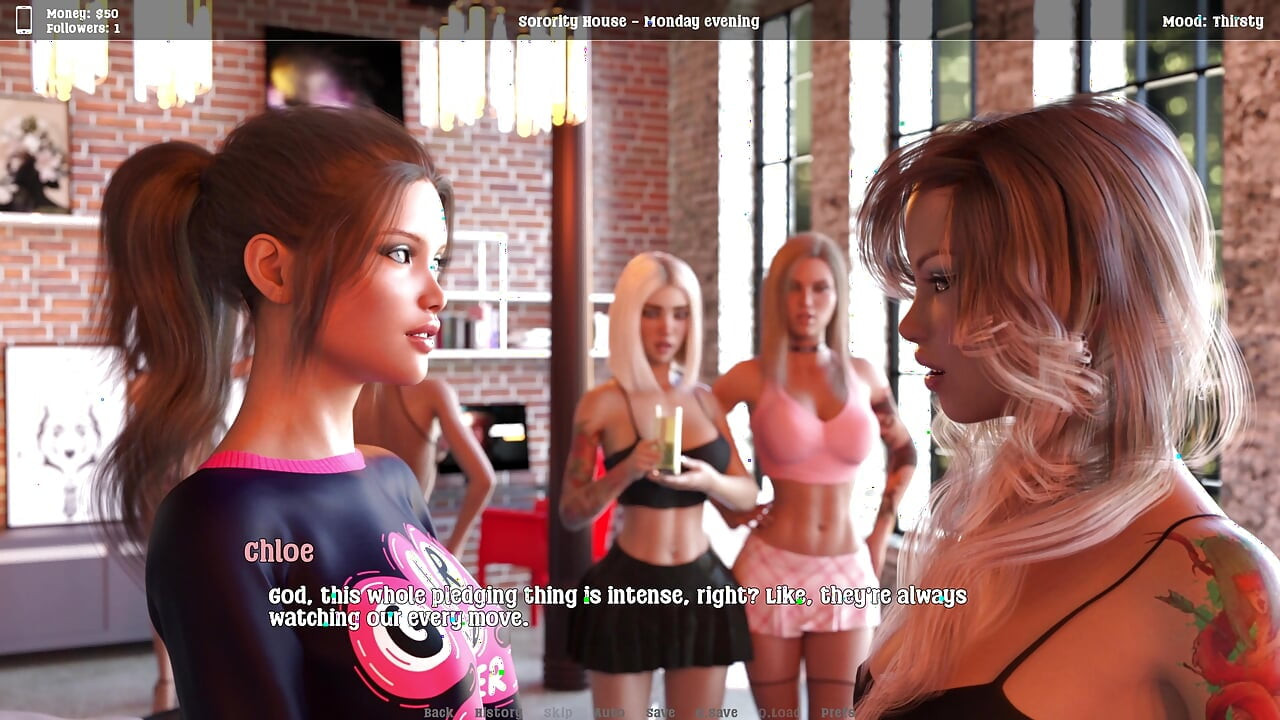 सोरोरिटी प्रलोभन (भाग 2)