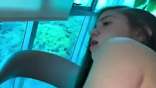 OH MY GOD, my stepsister gives me her dog-style ass on the family trip.