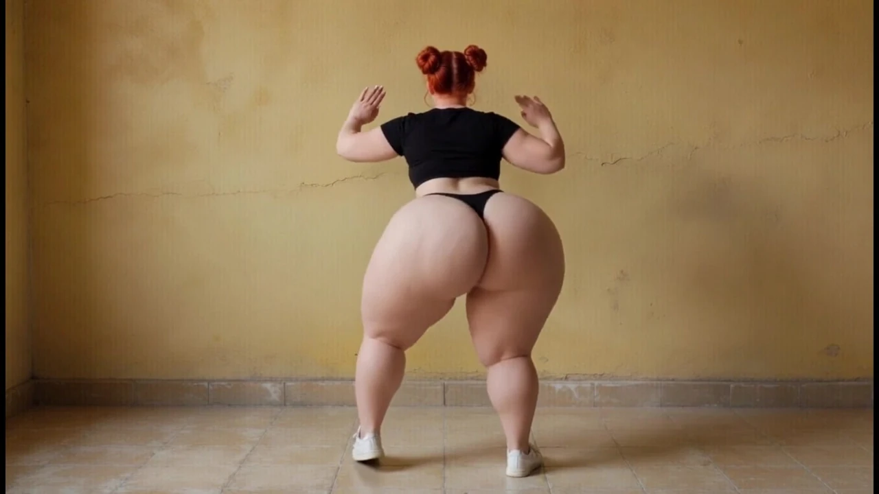 Big ass femboy, big ass boy moves his ass