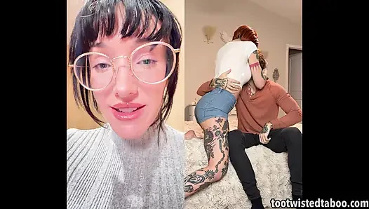 Stiefmutter faceTimes stiefmutter, bevor sie den masturbierenden stiefsohn konfrontiert
