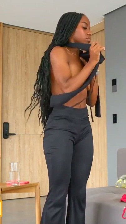 Latina Casting - Skinny Black Swapping Holes Between Pussy And Ass | Clip 1