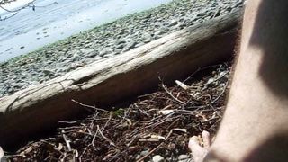 Nude Beach Masturbating
