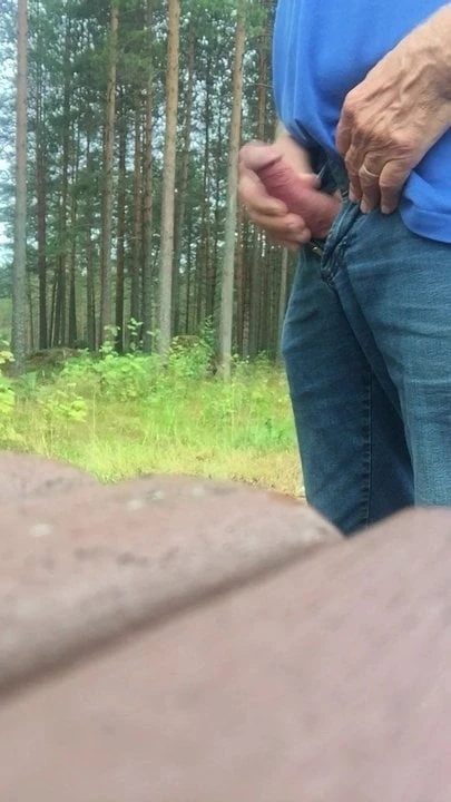 great cum old man74 years