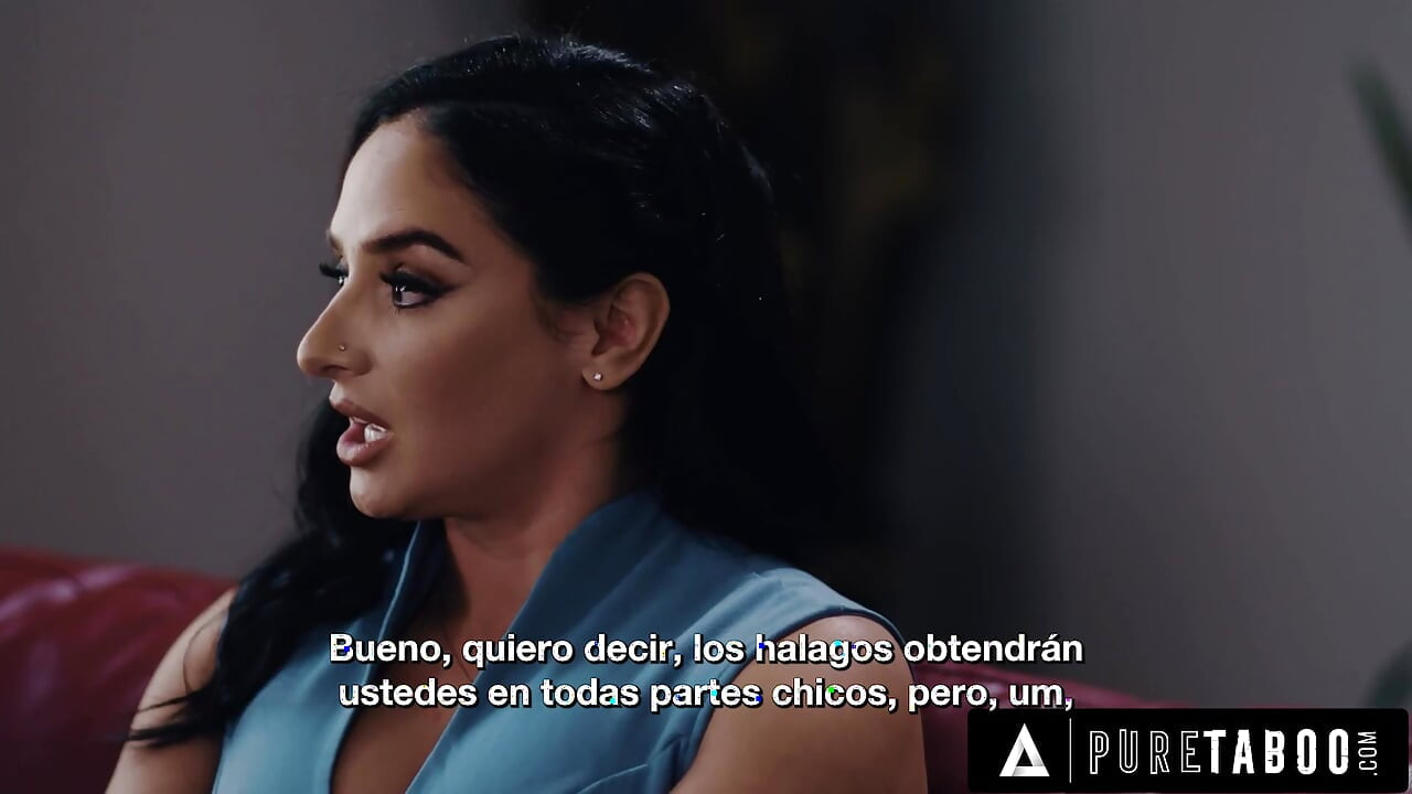 PURE TABOO Stepmom Sheena Ryder Surrenders To Stepson's DP Threesome Request - SPANISH SUBTITLES