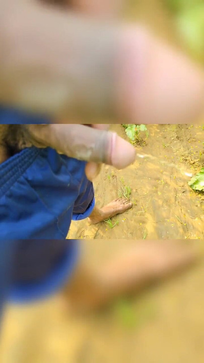 Powerful moment from "Outdoor cum and pissing before cum and after cum"