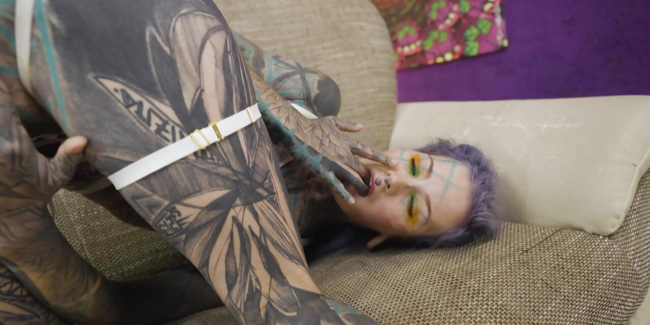 Tattooed Anal Slut Takes Balls Deep Creampie - Zero Pussy, Pure Ass Destruction