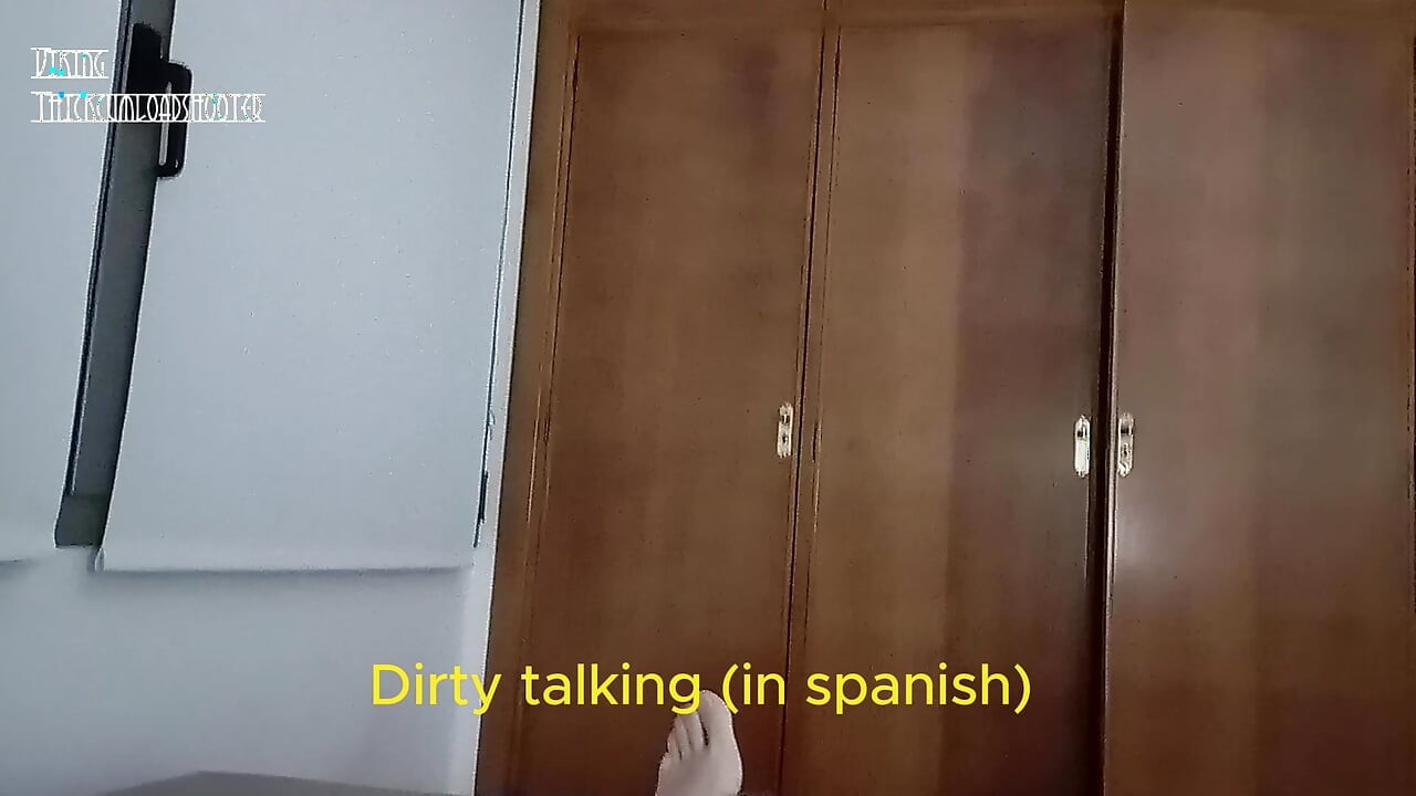 30 minutes listening to sexual noises from neighbors (in Spanish) and me shooting thick cumloads!