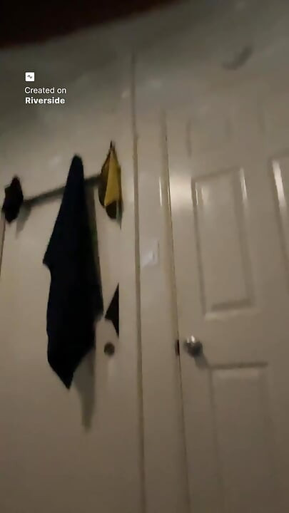 Black Boy Slip Down White Thong for Solo Anal Toy Ride
