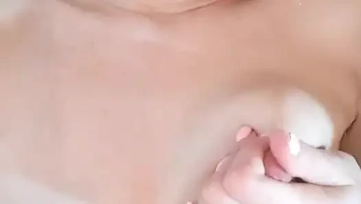 Sexy milf loves to touch her hairy pussy