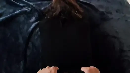 I clean her ass and start fucking her all day