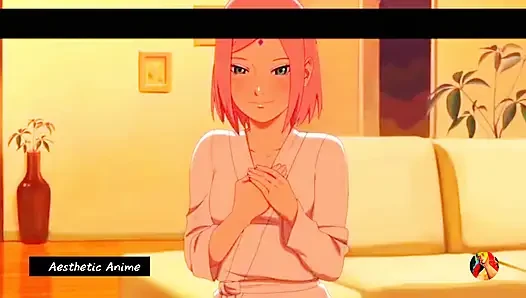Cheating Sakura fucked by Naruto cum inside and get pregnant