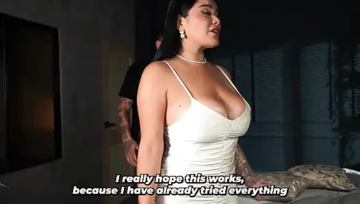 Stepson tries out his stepfather's new girlfriend and ends up joining in - A great threesome