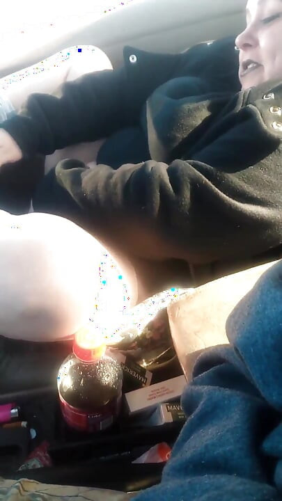 Playing with Pussy in Traffic