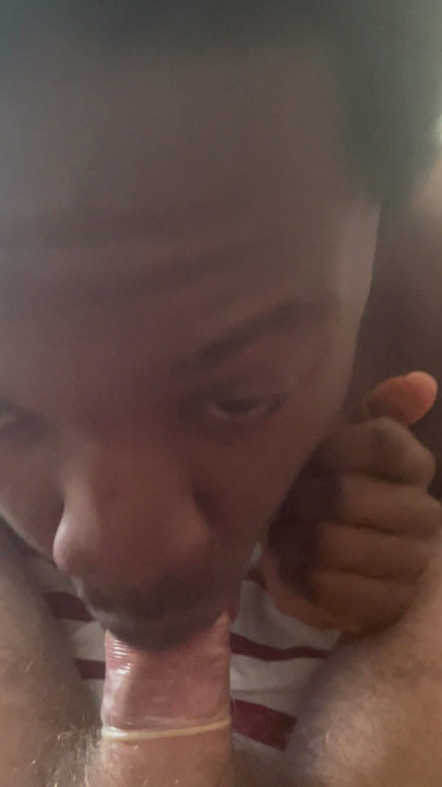 I am giving a blowjob