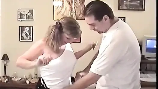 Mature Blonde MILF Drilled Hard by Multiple Cocks