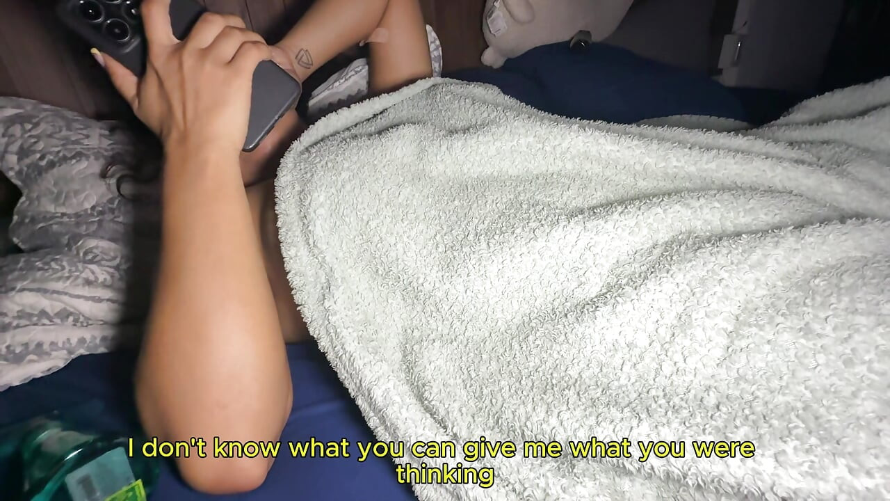 Stepmother allows herself to be touched by her stepson and tells him not to say anything please so that it will be repeated