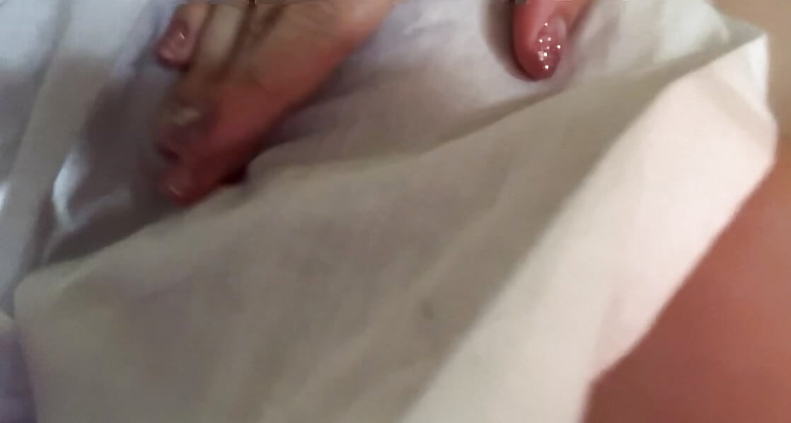 I masturbate and wet my white bedsheets