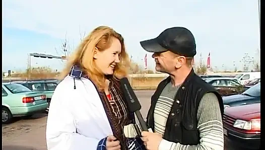 Ginger teen with big boobs and hairy pussy gets naked at casting