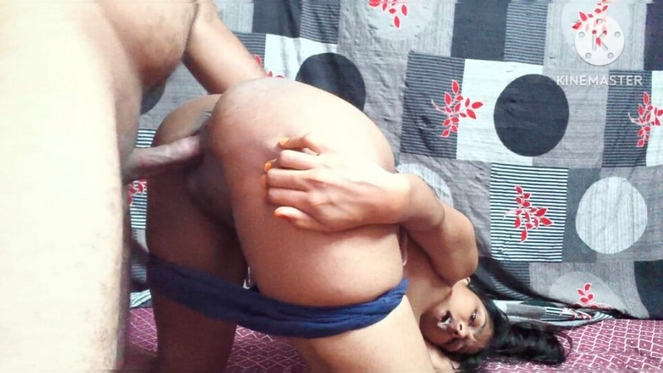 Indian couple having fun at night.