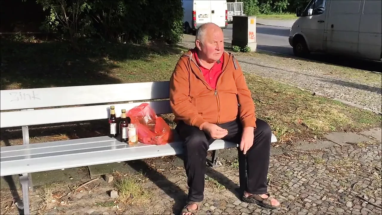 Grandpa in park
