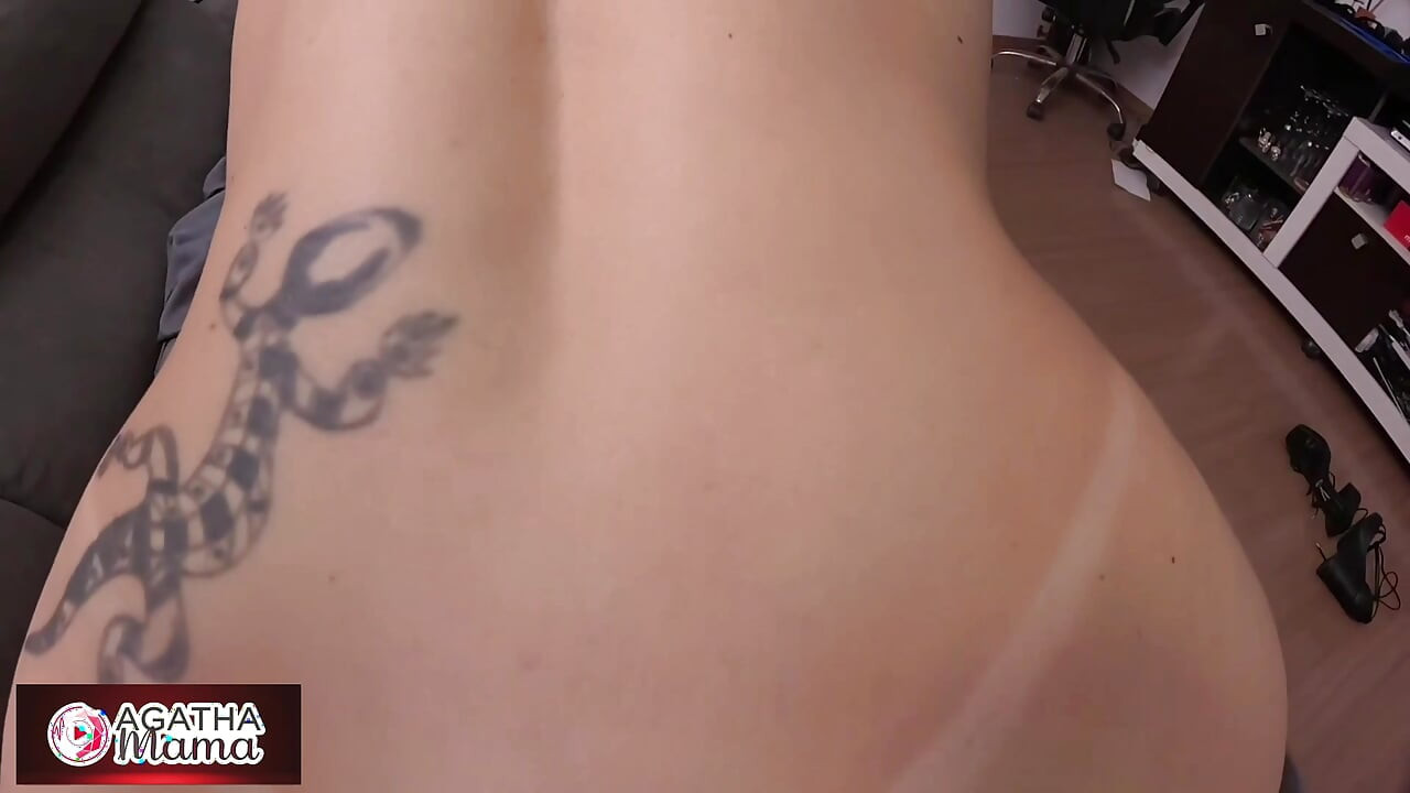 Agatha Mama in a MILF's POV Kitchen Adventure with a BBC