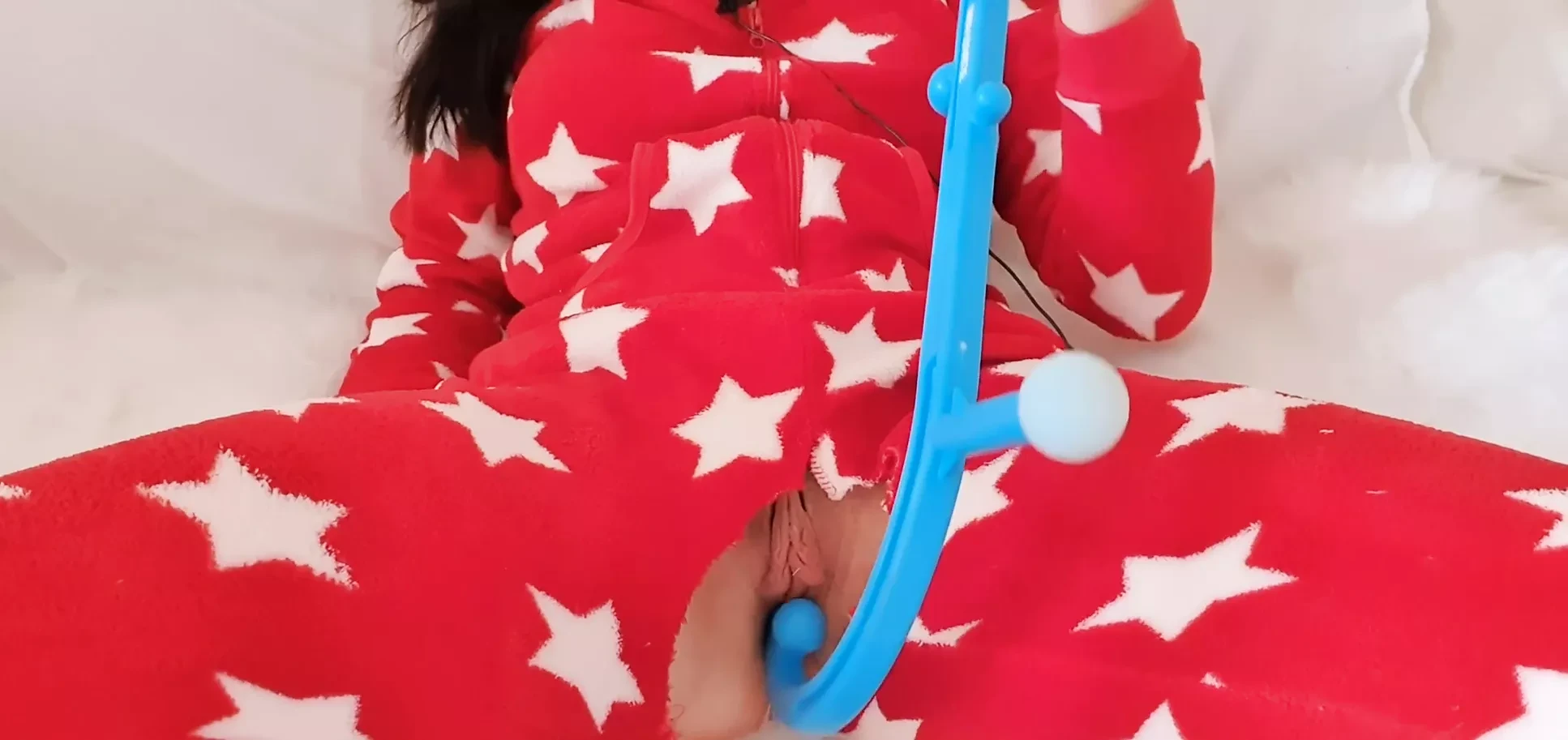 Penetrating my pussy with a massage stick (DIRTYTALK + ASMR)