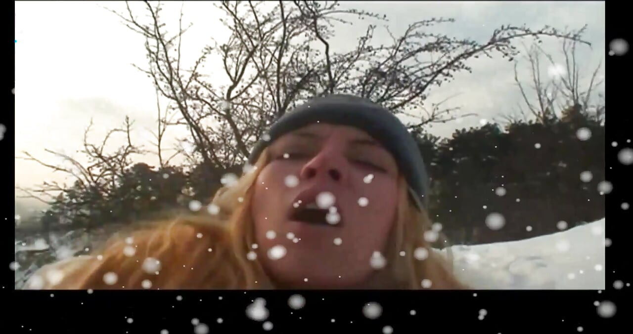 Young MILF Fucked and Creampied in Pussy by Big Hard Cock in the Snow