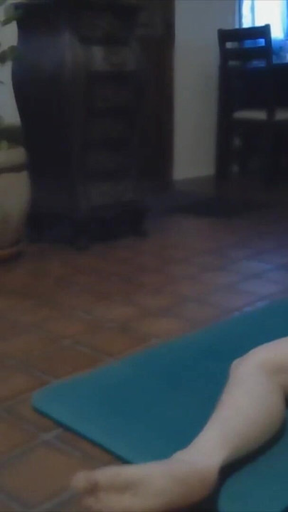 Captivating moment from "Classic Beauty Does Yoga"