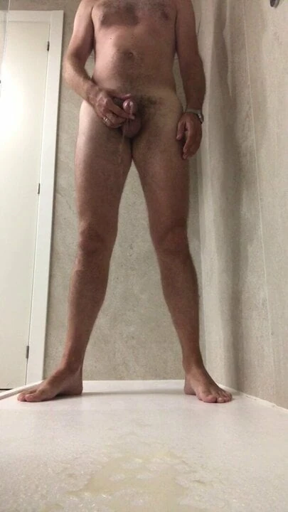 Pissing in the shower