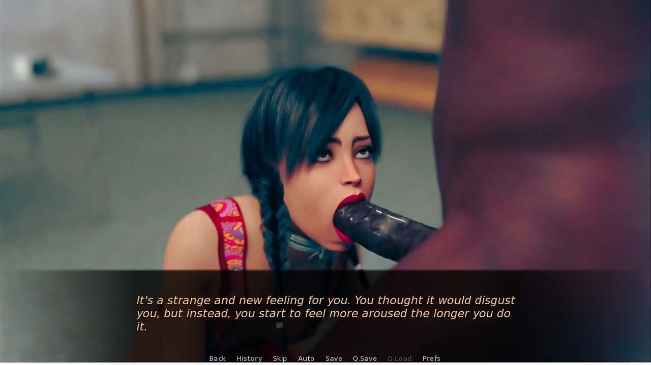 The Obey - Gameplay - Roleplay - Sissy Gives Blowjob - Humilated for Small Cock - Exposing Boobs