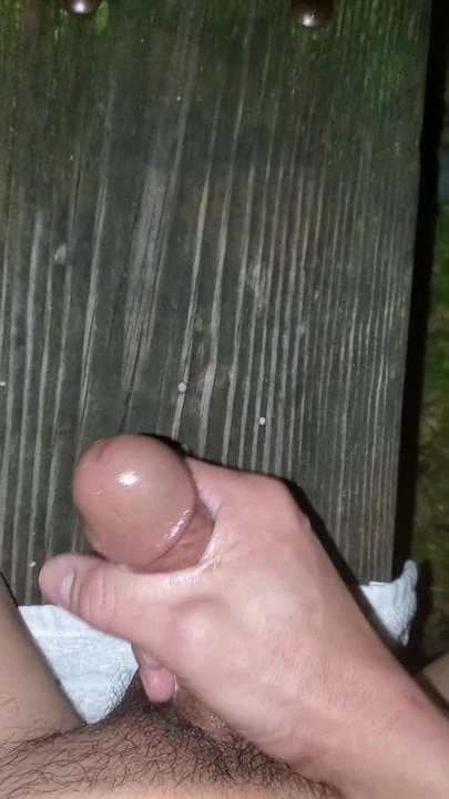 Night time wank