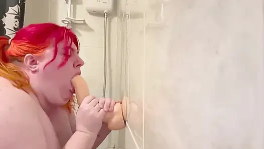 BBW dreckiger spaß mit dildo