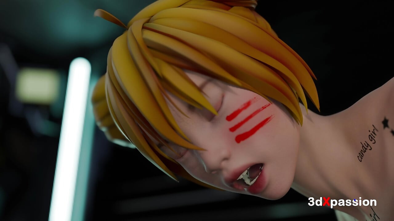 Futa Bonny entra no setor das maravilhas. Sexy anime menina recebe boca, bunda e buceta recheada por trans