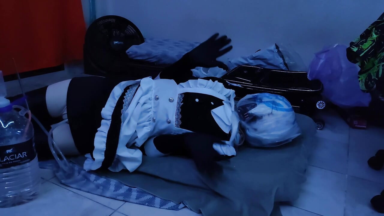 Kigurumi υπηρέτρια Bondage Heavy Breathplay
