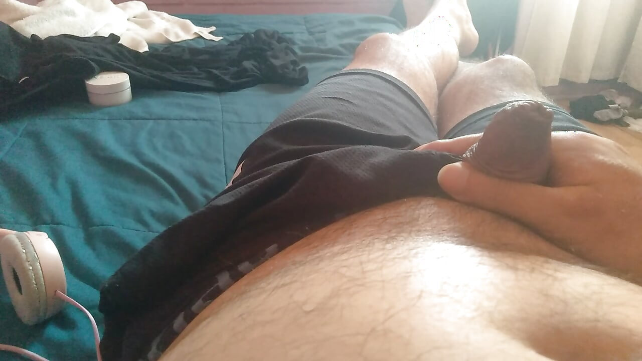 Young man likes to be watched when he shows off his dick, fucking machine