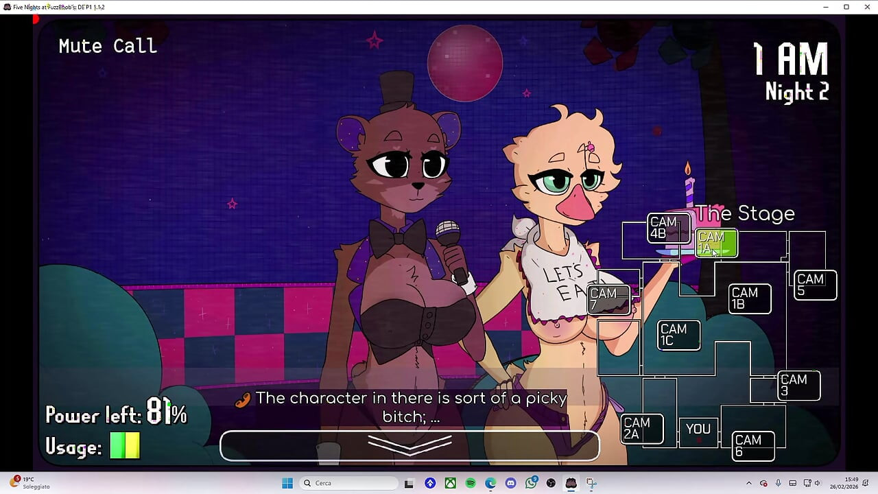 Five nights at FuzzBoob's part 1