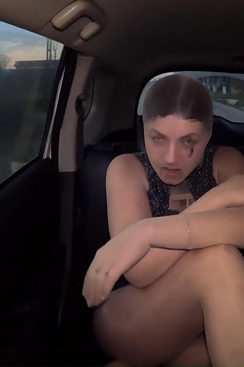 Risky Trip in Full Pantyhose Encasement Nylon Doll in the Car Ep. 336