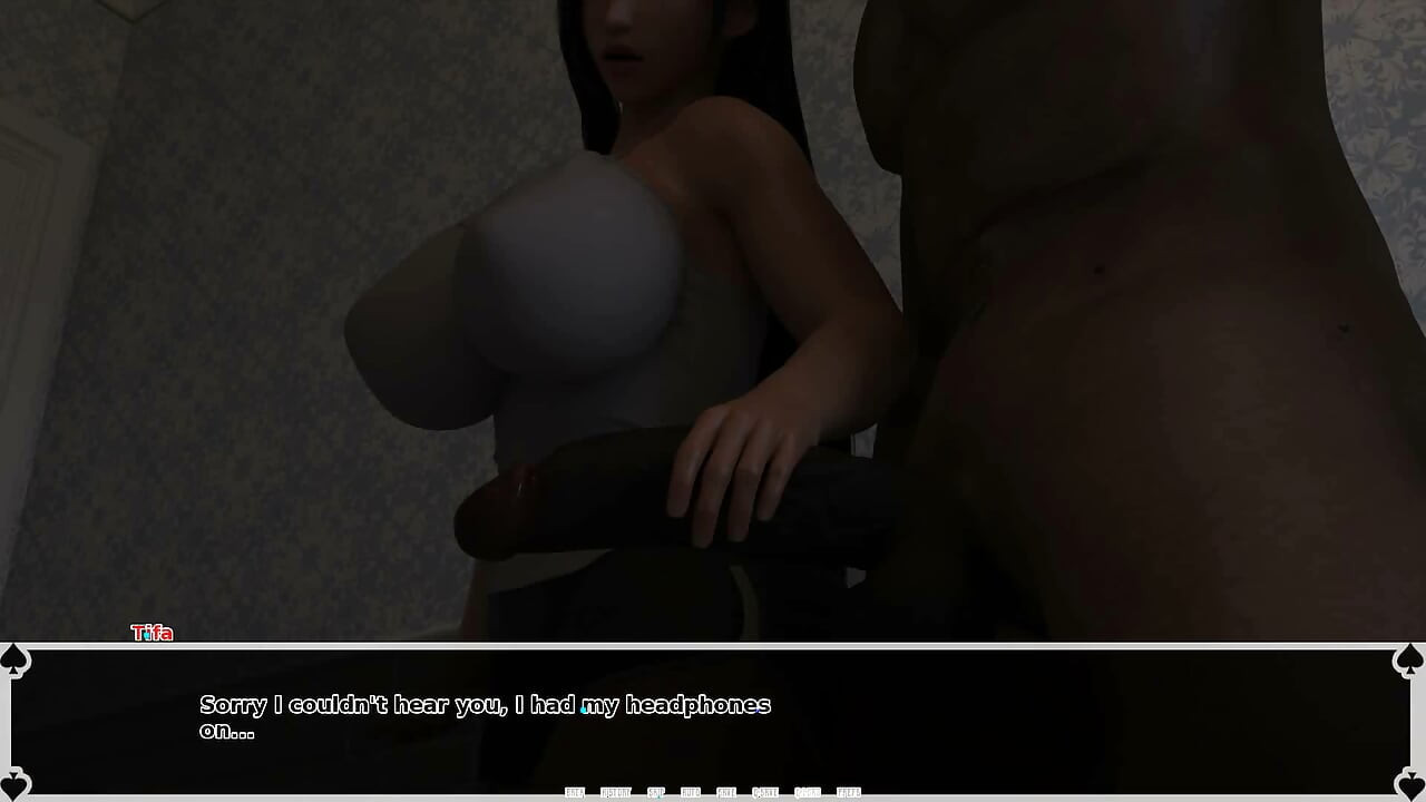 El cielo oscuro de Tifa, una chica asiática engaña a su novio con su jefe mientras él está en la otra habitación - episodio 6