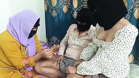Indian Threesome Lesbians With One Boyfriend Fucked,Dirty talking with Roleplay.