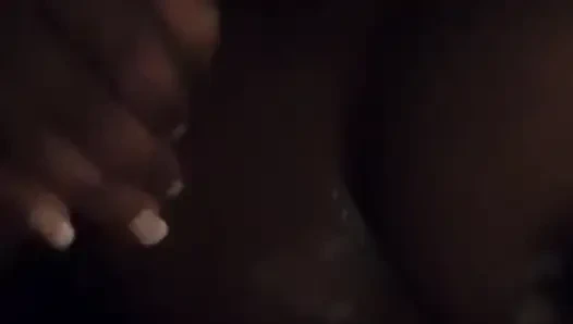 Moment when she asks for all the milk from her eater friend