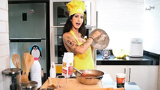 Hot Lesbian Latinas cooking - Part 3 - SFW