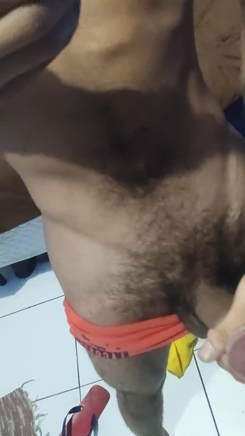Cumming in the Mirror
