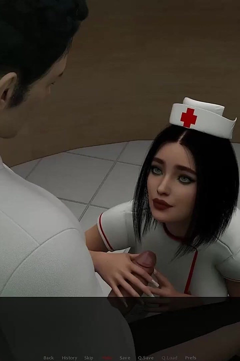 Naughty Nurse Gives Private "hands-on" Anatomy Lesson & Special Oral Exam - Medical Special Care - by 10ki