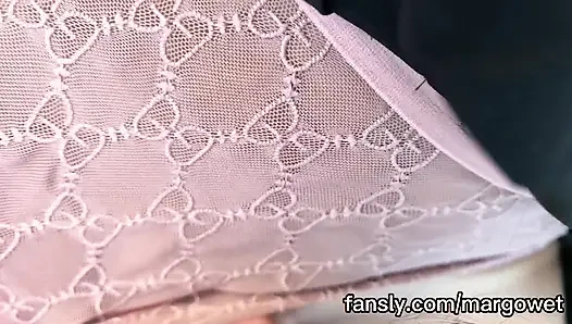 Amateur Couple Forest Tease & Public Sex - Skirt Up, Pussy Play, Cunnilingus & Creampie on Stomach in Car