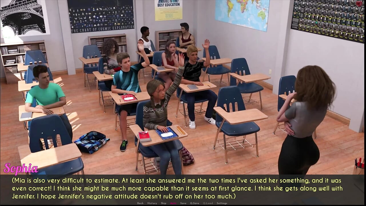 AWAM #7: Sophia watched porn before bed