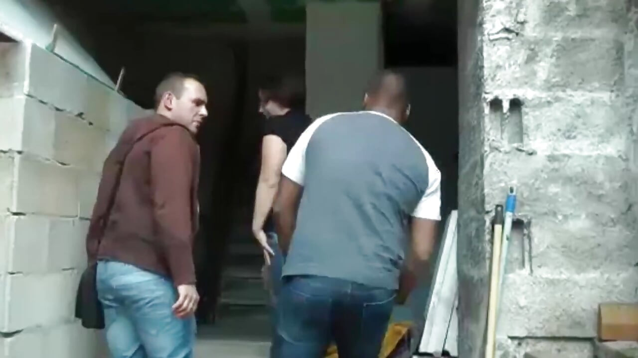 The Chubby Girl Gets Fucked by Two Guys From the Projects and She Loves It.