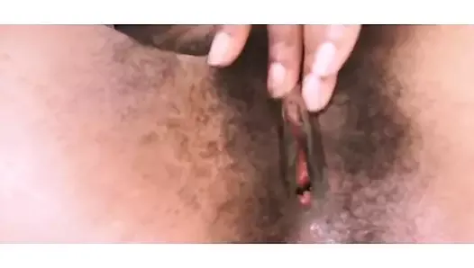 Ebony Masturbation and Fingering