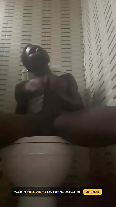 Short One in Toilet