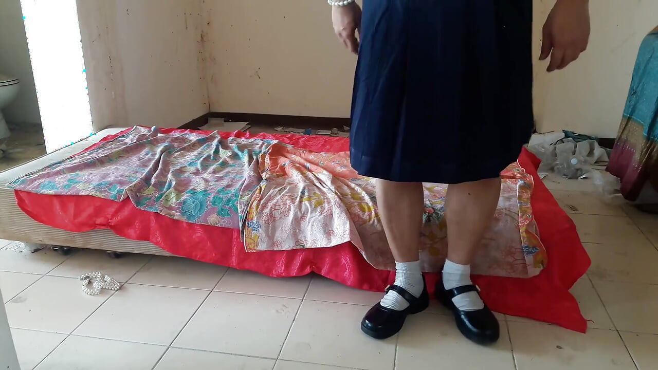 Thai student ladyboy show