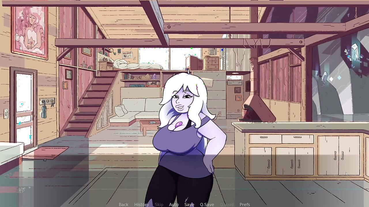 A bunda gorda da Amethyst fez-me gozar - Gem Blast parte 3